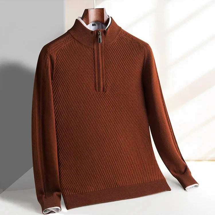 Lewis Ribbed Quarter-Zip