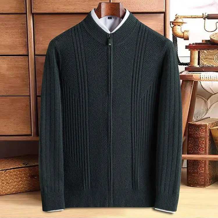 Brampton Ribbed Zip Cardigan