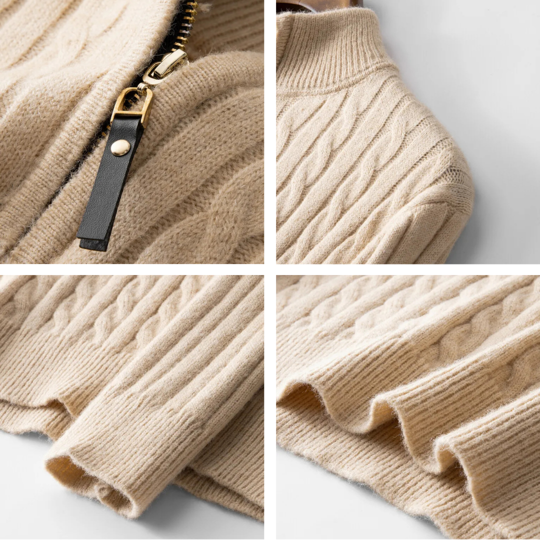 Piccadilly Cable-Knit Sweater
