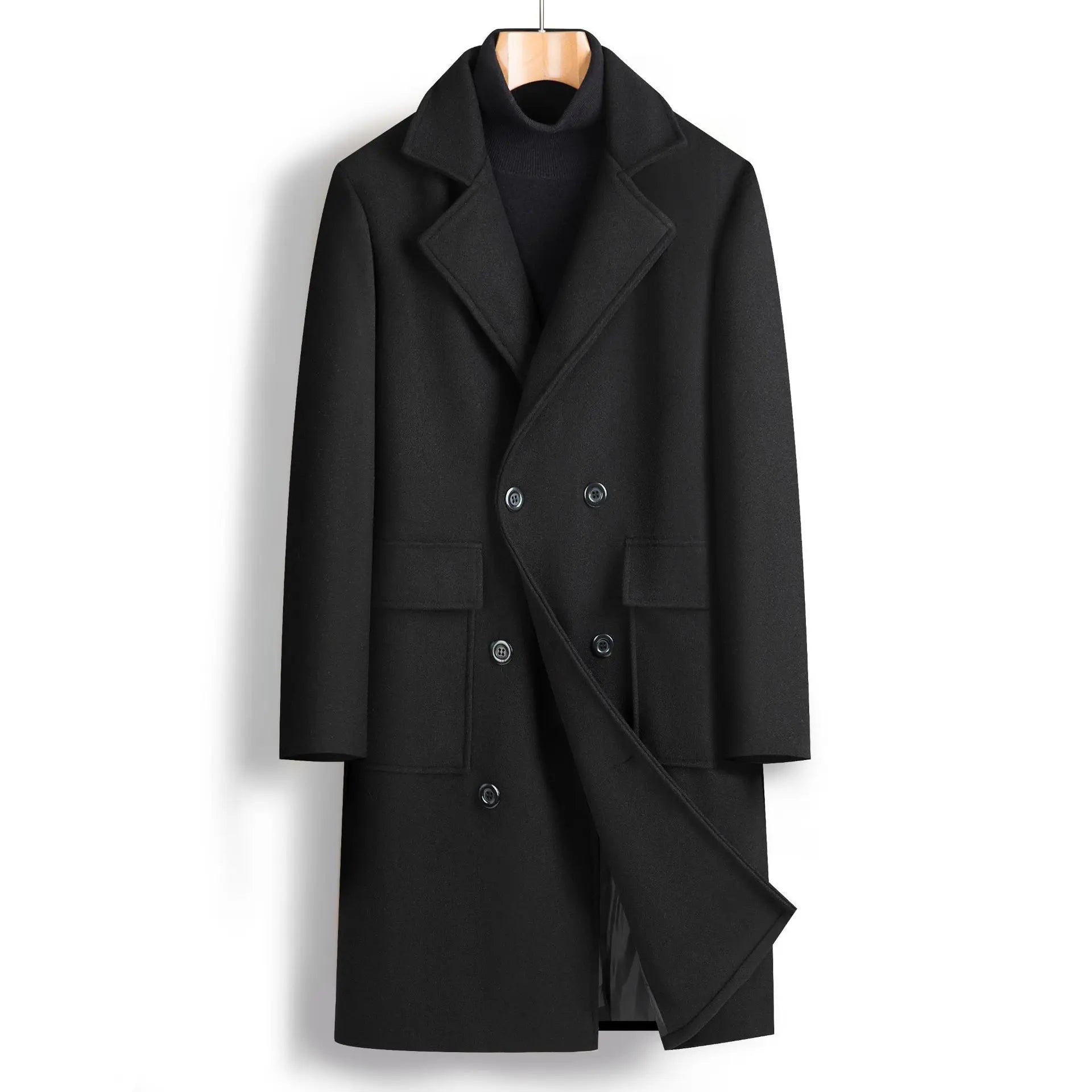 Drakes Wool Overcoat