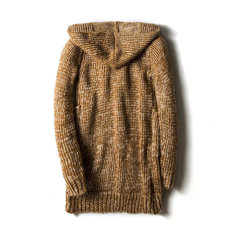 Alessio Hooded Knit Cardigan