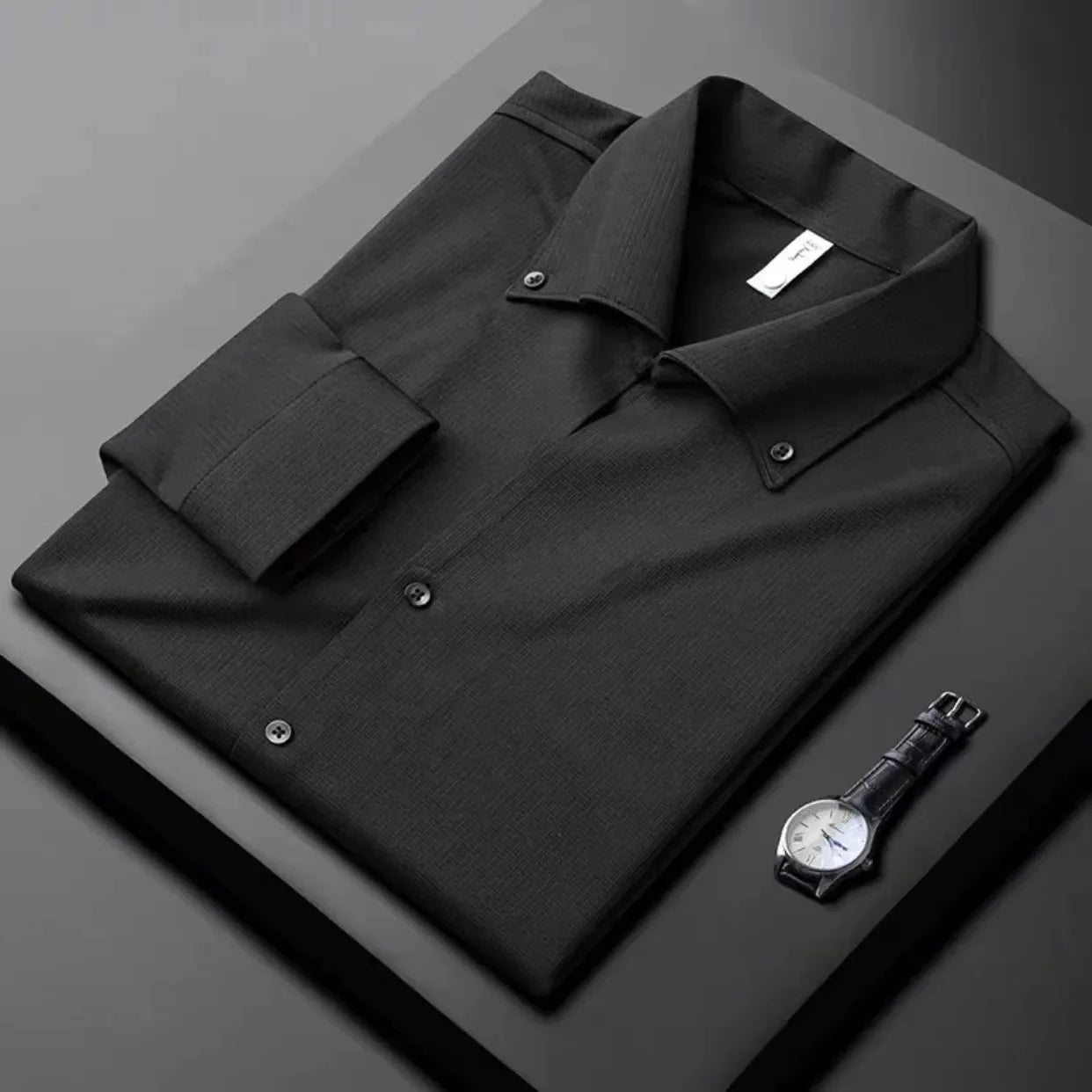 Ashridge Waffle Button-Down Shirt