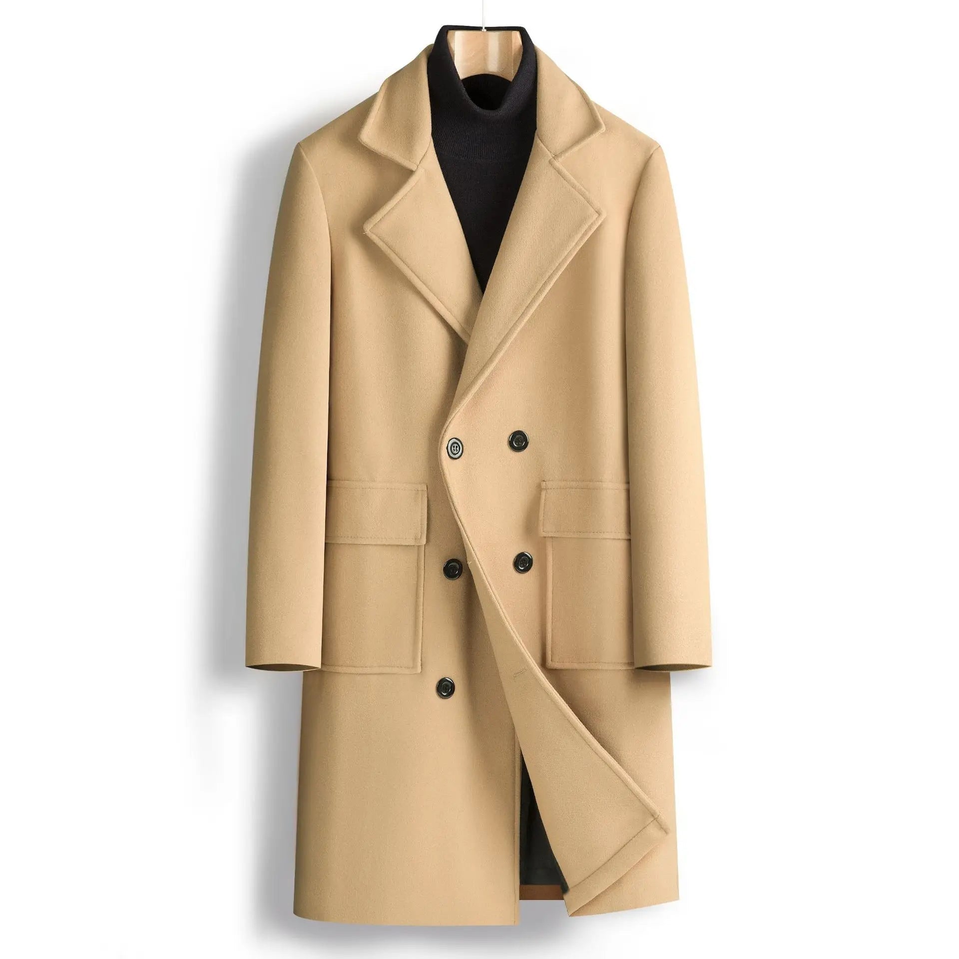Drakes Wool Overcoat