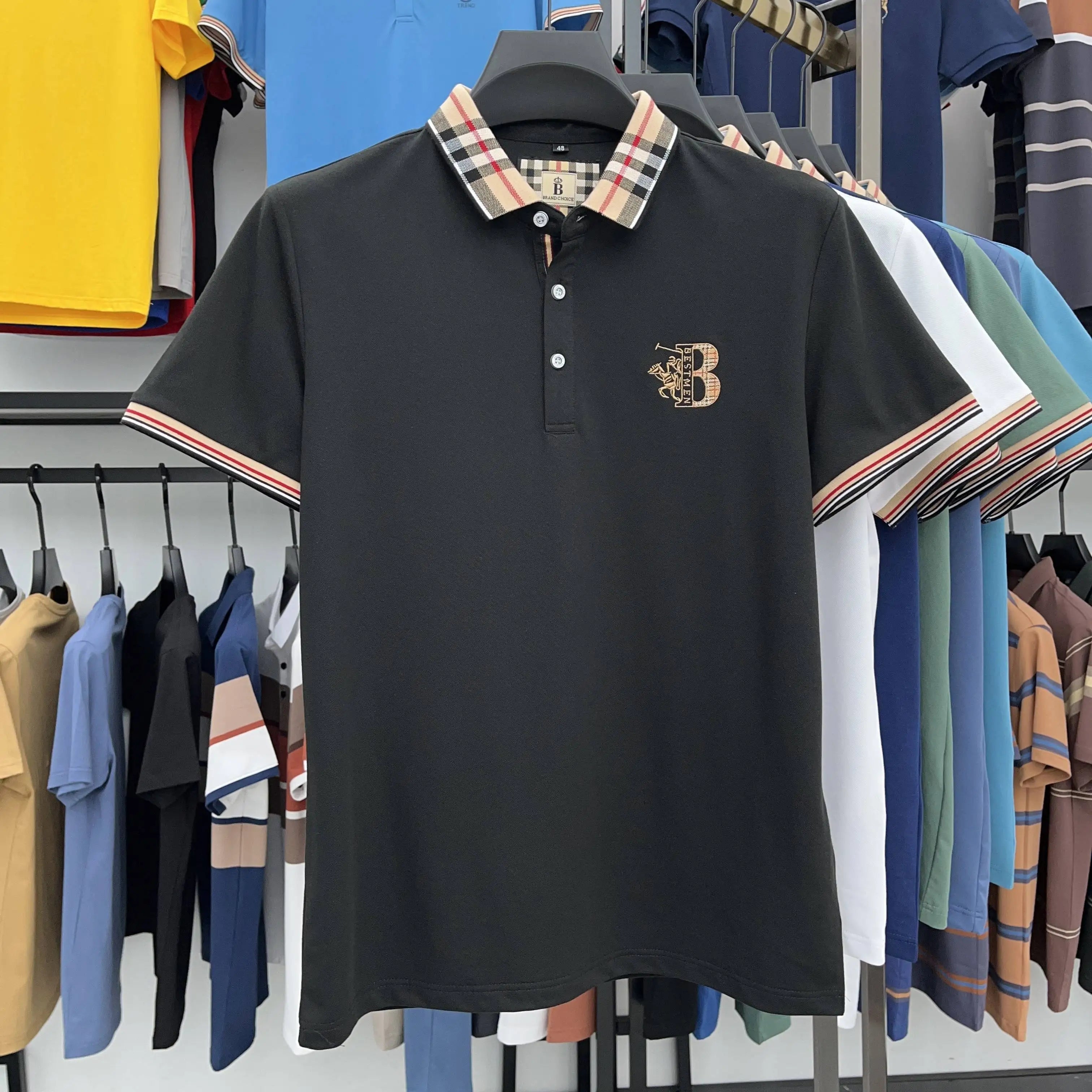 Bestmen Embroidered Polo Shirt – Elegance in Every Detail