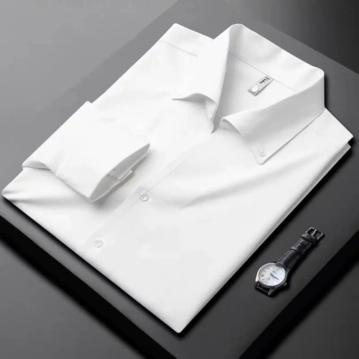 Ashridge Waffle Button-Down Shirt