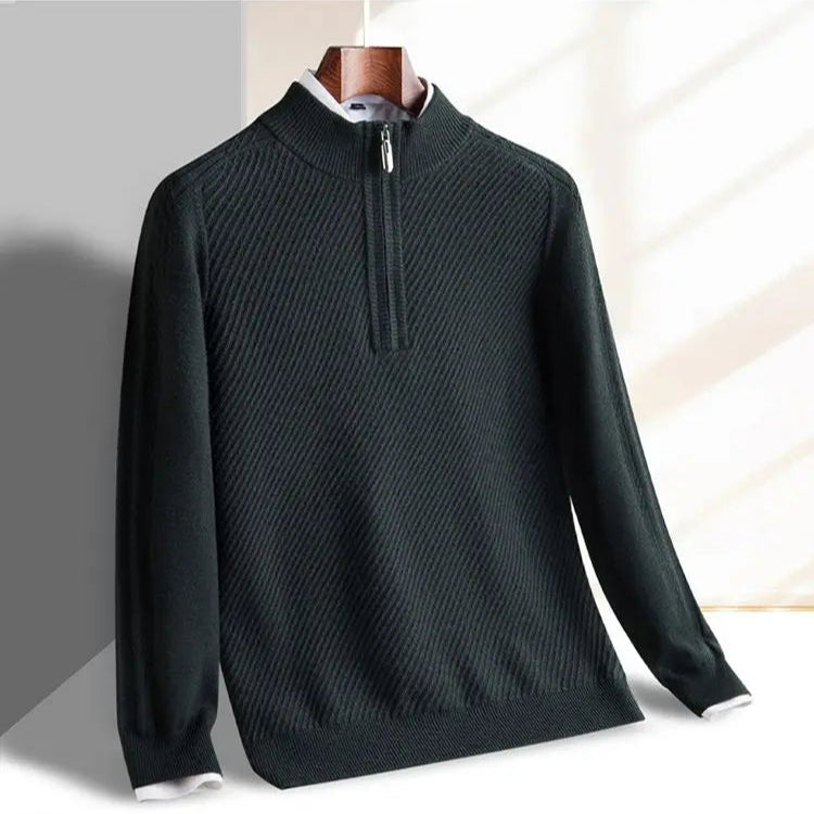 Lewis Ribbed Quarter-Zip
