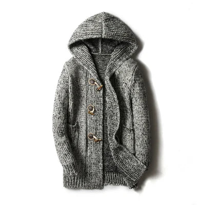 Alessio Hooded Knit Cardigan